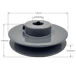 Saelno AK34-5/8 Sheaves, v Belt Pulley 5/8 inch