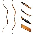 AF Archery Tatar Recurve Bow, 54" Traditional Laminated Horse Bow for Mounted Archery and Precision Shooting Longbow Left Right Hand