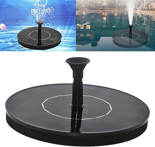 Amazon Com Yf Solar Powered Fountain 1w Solar Water Fountain Garden Pool Pond Outdoor Solar Panel Garden Decoration Home Kitchen
