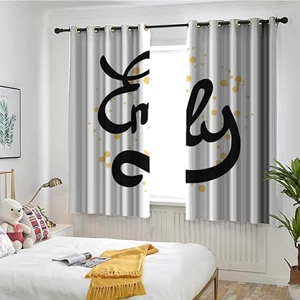 Amazon Com Marymunger Emily Doorway Curtain Hand Drawn Monochrome