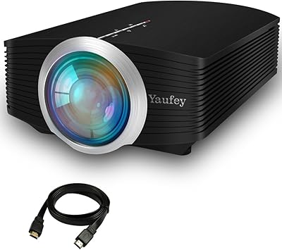 Mini proyector, Yaufey 1600 Lumens LED proyector con Cable HDMI ...