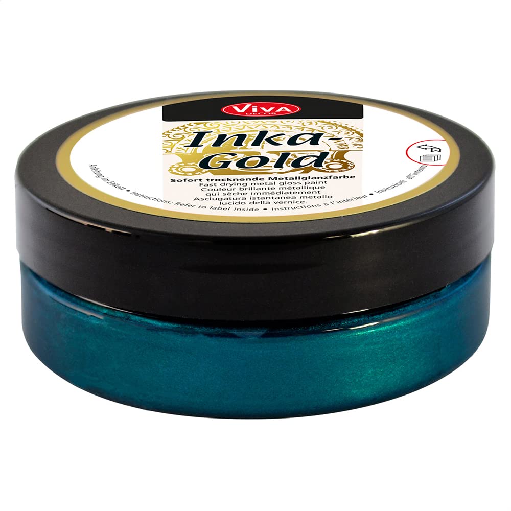 VIVA DECOR - 3PL Inka Gold Petrol, Acrylic, Medium VD120494936 — image 1