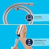 GROHE VitalioFlex Smooth Shower Hose 1.25m TwistStop G 1/2 Chrome view 5