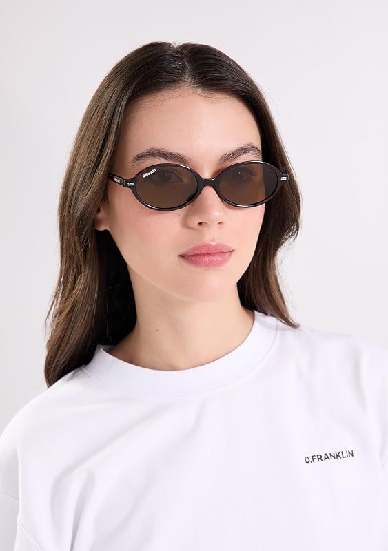 - Óculos de sol unissex com lentes de proteção UV - Polarizado - Modelo de elipse ultraleve