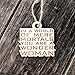 Ornament - In a World of Mere Mortals You are a W W - Raw Wood 3x3inaw Wood 4x2in