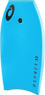 Osprey 33 Inch Bodyboard Kids Beginners Lightweight Deck with Leash Blue view 4