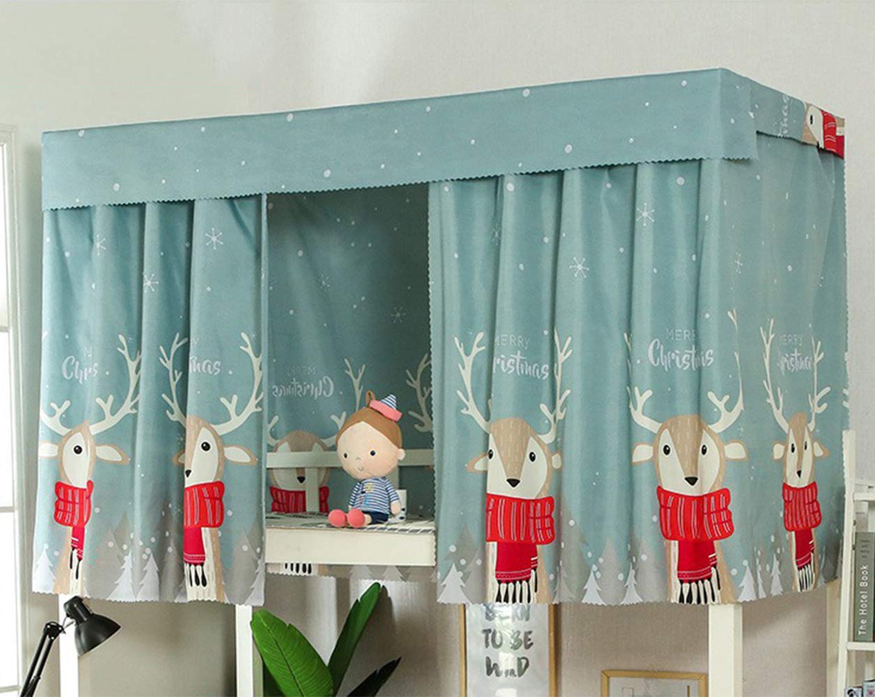 Students Bunk Bed Curtain Dustproof Lightproof Blackout Drapery Stylish Thicken Canopy Bed Curtains Mosquito Protection Nets Bedding Tent Dormitory Shading Cloth For Single Bed 1 15 2 0 M Buy Online In Armenia