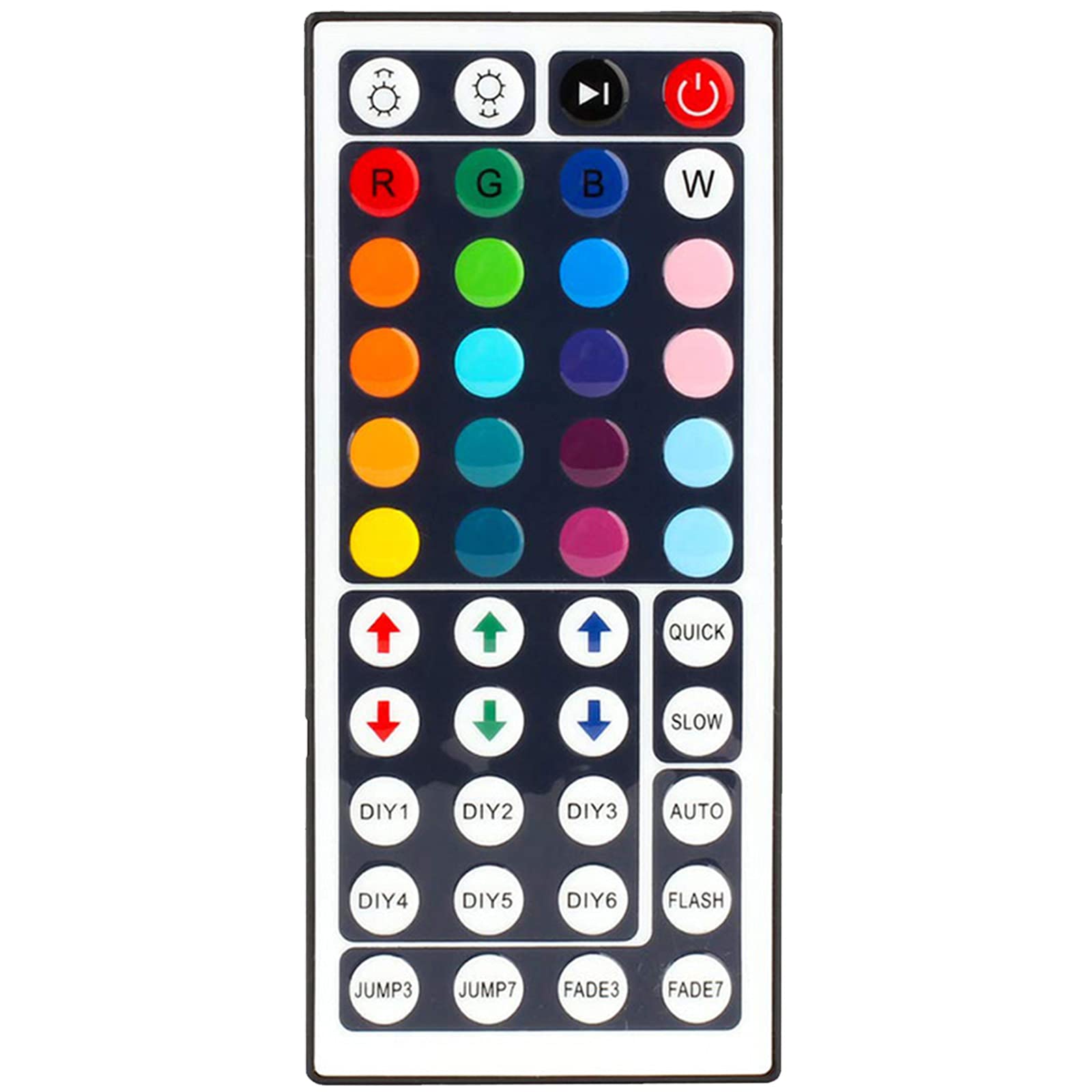 Photo 1 of **********SIMILAR******* 44 Key RGB LED Light Strip Remote Controller Infrared Led Light Remote Replacement for SMD 5050 2835 3528 Led Strip Lights