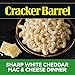 Cracker Barrel Sharp White Cheddar Macaroni and Cheese Dinner (14 oz Box)