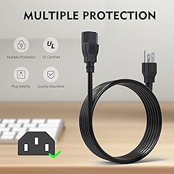 10 Ft AC Power Cord Compatible with Horizon Fitness