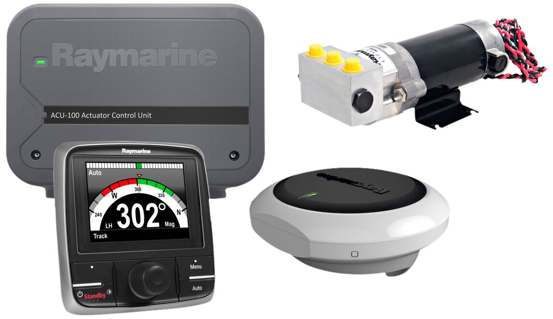 Raymarine T70154 Evolution Autopilot Package EV-100 Hydraulic System with Control Unit