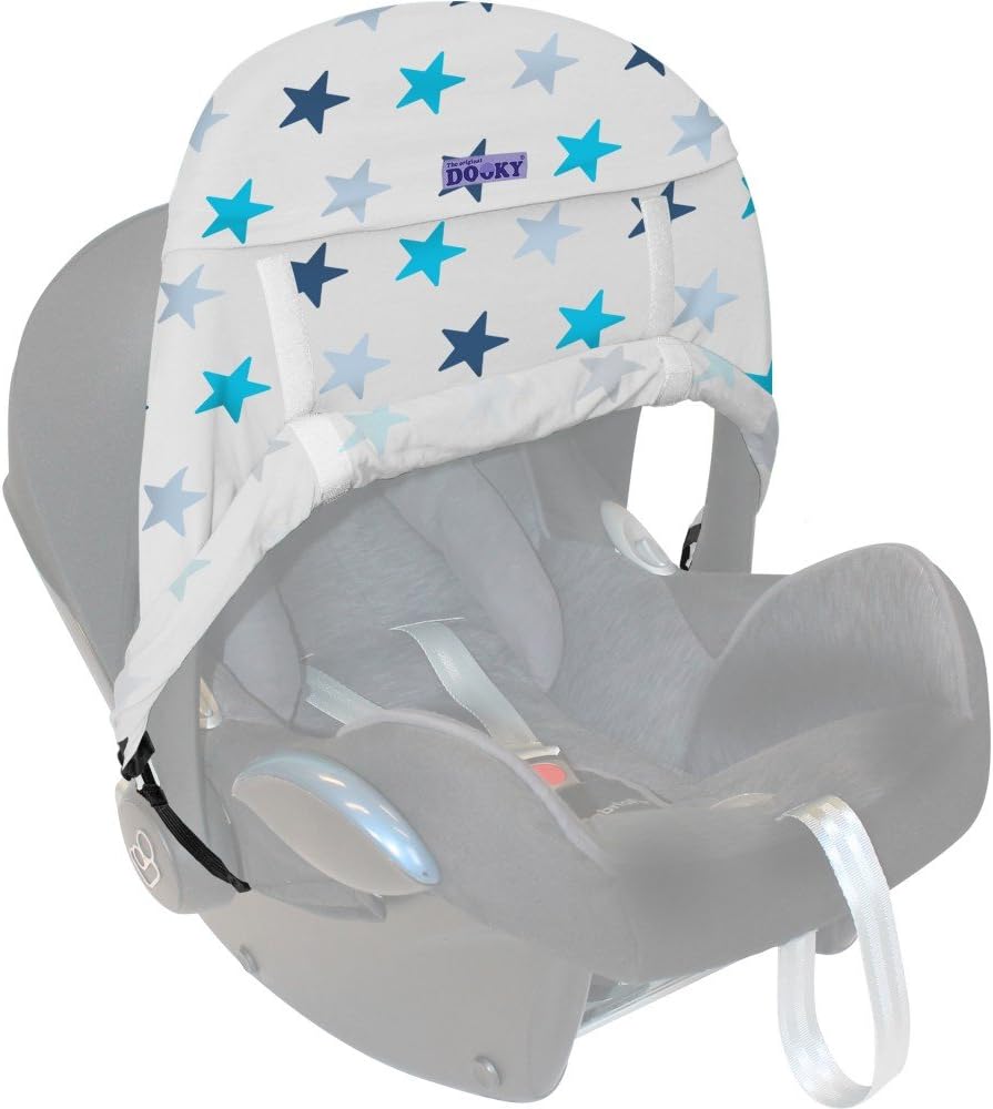 Dooky Zero + Car Seat Shade - Blue Stars