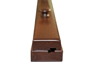 HOPE WOODWORKING RRD Quilt Hanger for Wall for Display (36”) – Amish Made Wooden Quilt Rack Wall Mount - Rustic Tapestry Hangers for Rugs, Tapestries & Quilts – Quilt Wall Hangers (Maple Wood, Coffee Stain, 36” Long)