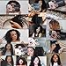ABH AmazingBeauty 8A 3C and 4A Remy Human Kinkys Curl clip on for hair extensions 120g 22 Inch for Bantu Knotted, Twisted Out