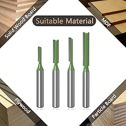 Saipe 7pcs 1/4" Shank Tungsten Carbide