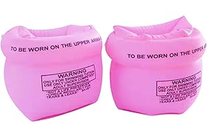 YUNLOVXEE 2-4 Pack Arm Floaties for Kids and Adults, Pool Floats, Inflatable Swim Ring, PVC Floater Sleeves for Toddlers Children 3-5-6-12 Years