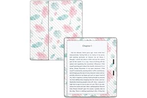 MIGHTY SKINS MightySkins Carbon Fiber Skin for Amazon Kindle Oasis 7" (9th Gen) - Paper Flowers | Protective, Durable Textured Carbon Fiber Finish | Easy to Apply, Remove, and Change Styles | Made in The USA