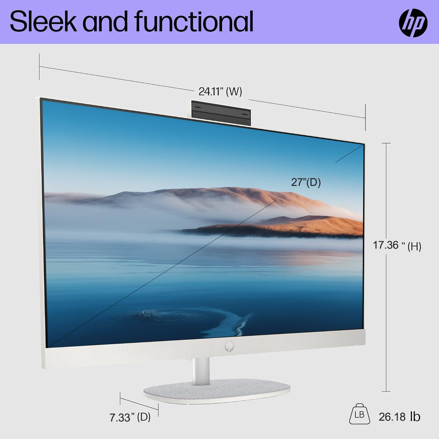 HP 27 Business i7 All in One Desktop, 27