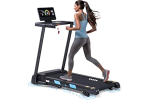 ATEEDGE Treadmills for Home, 350 lbs Capacity, 10 MPH, 3.0HP Incline Treadmill with Bluetooth APP, 17 * 46" Belt, Running Threadmills Machine, LCD Display, 36 Programs