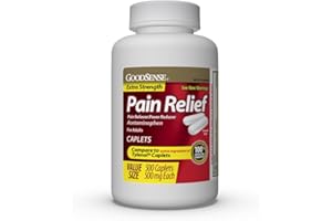 GoodSense Extra Strength Pain Relief, Acetaminophen Caplets, 500 mg, 500 Count