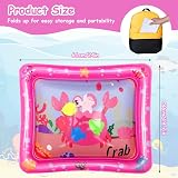 Aolso Tummy Time Water Mat 68x50 cm Pink Newborn Baby Play Mat view 2