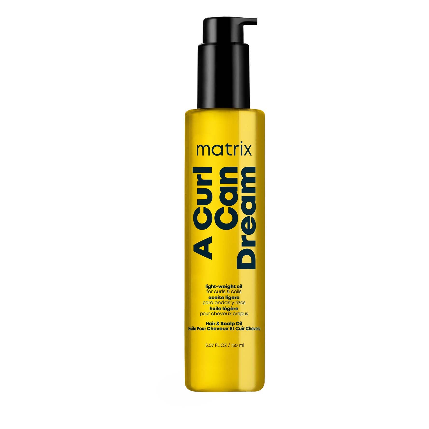 MATRIX | Lightweight Hair Oil | With Sunflower Oil & Vitamin E Oil | For Curly & Coily Hair |Pattern preserving system & Adds Shine | A Curl Can Dream | 150ml