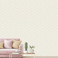 Wall Mural Geometric Pattern Removable Self-Adhesive Wallpaper Wall Decoration for Bedroom Living Room - 66x96 inches