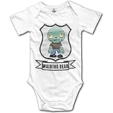 LALayton Walking Dead Personalize for Climbing Clothes Infant Rompers - White