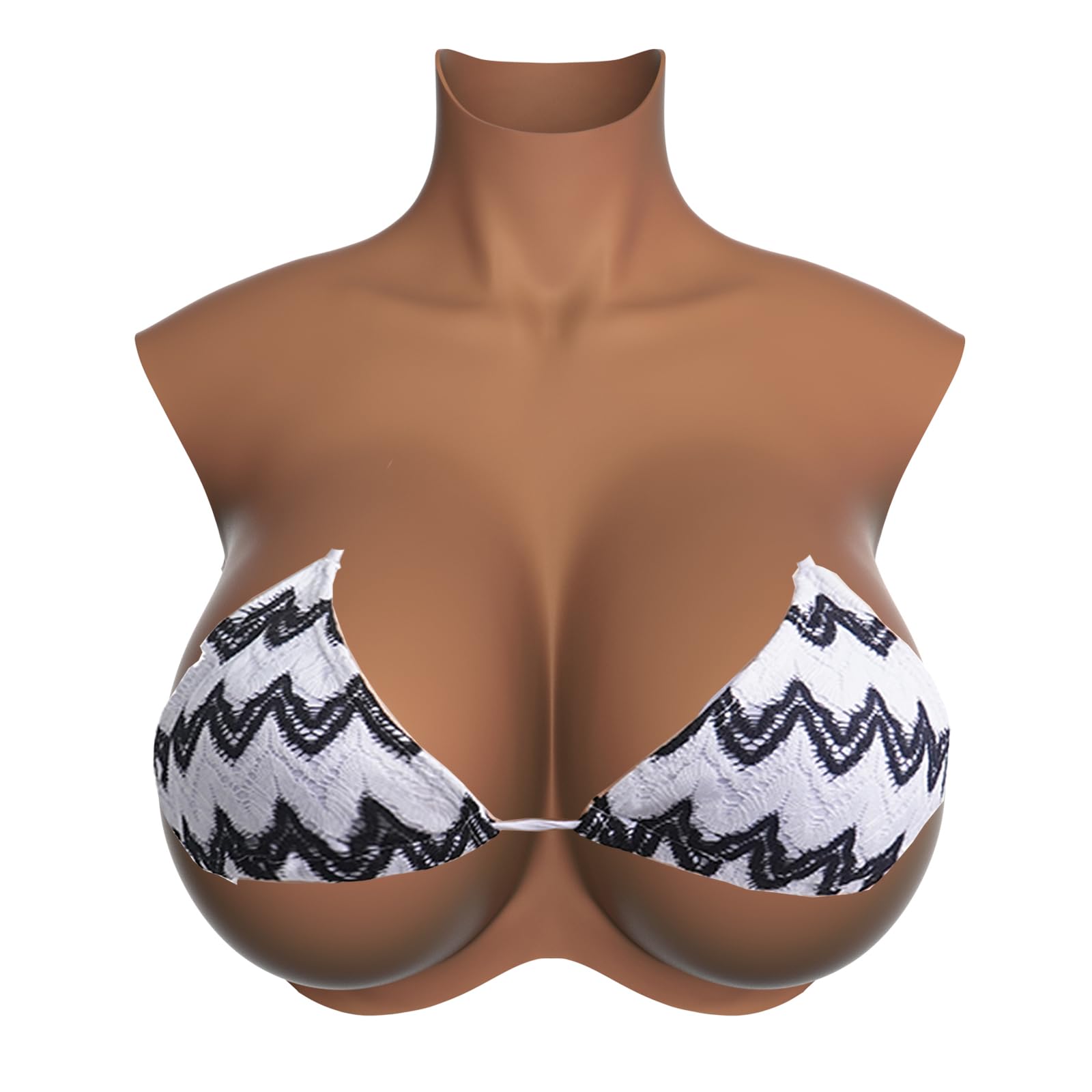 Photo 1 of Plus Size Silicone Breasts Forms,Fake Breastplate E Cup Fake Boobs for Crossdressers Transgender Drag Queen Cosplay