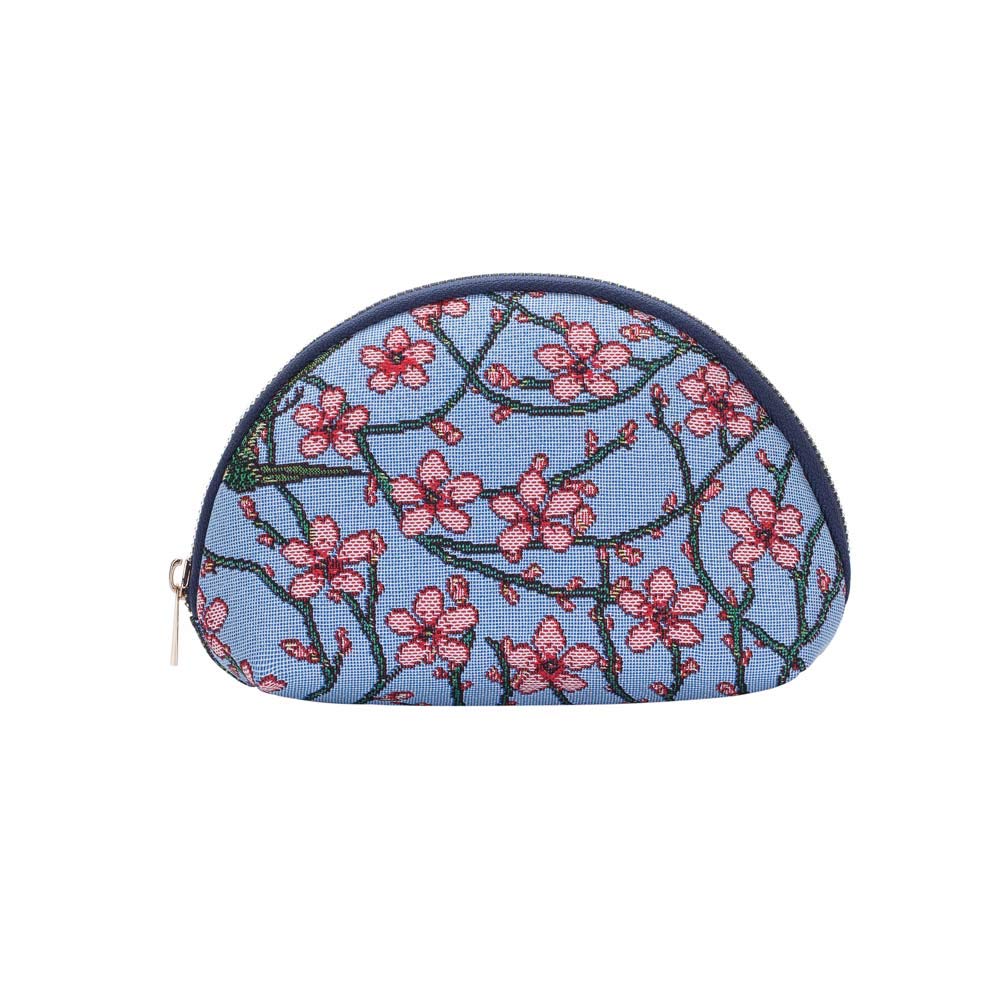 Signare Tapestry Cosmetic Bag Makeup Bag for Women with William Morris, William Kilburn etc Flower and Swallow One Size, Blossom and Swallow, Standard Size