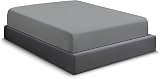 Sapphire Collection 200 Thread Count Egyptian Cotton Fitted Sheet Grey Double view 5