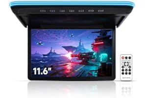 11.6 inch Car roof Monitor Player IPS Screen Dispaly 1080P Video Ultra Thin Mounted Car Roof Player HDMI FM USB