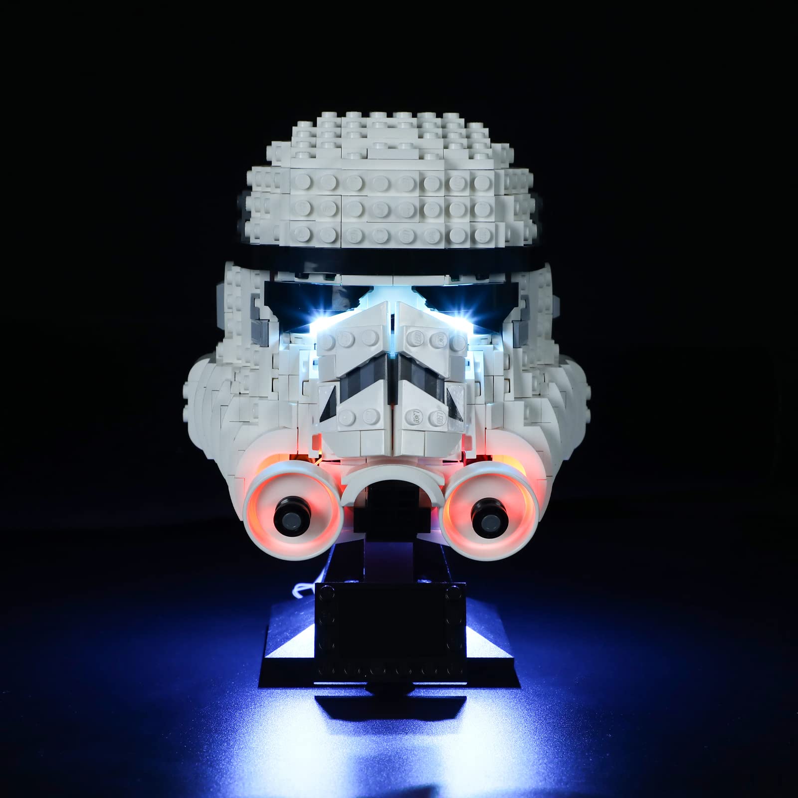 GEAMENT LED Light Kit Compatible with LEGO Stormtrooper Helmet - Lighting Set for Star Wars 75276 Model (Building Set Not Included)
