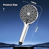 YEAUPE Shower Head with Filter Chrome 6 Modes High Pressure view 7