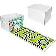 EMBRACE PLAY Toy storage box with car rug play mat - Toy box for boys and girls - 2 in 1 collapsible toy car storage- toyboxes for children - toy boxes for kids (WHITE)