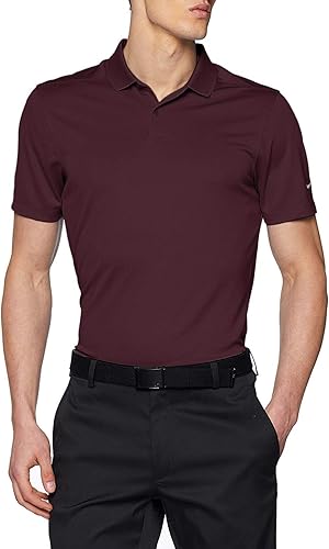 burgundy nike polo