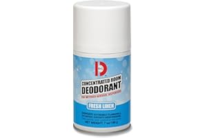 Big D 472 Concentrated Room Deodorant for Metered Aerosol Dispensers, Fresh Linen Fragrance, 7 oz (Pack of 12) - Air freshener ideal for restrooms, offices, schools, restaurants, hotels, stores