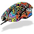 MightySkins Skin Compatible with Logitech G502 Proteus Spectrum Gaming Mouse - Acid Trippy | Protective, Durable, and Unique Vinyl wrap Cover | Easy to Apply, Remove | Made in The USA (LOGG502-Acid Trippy)