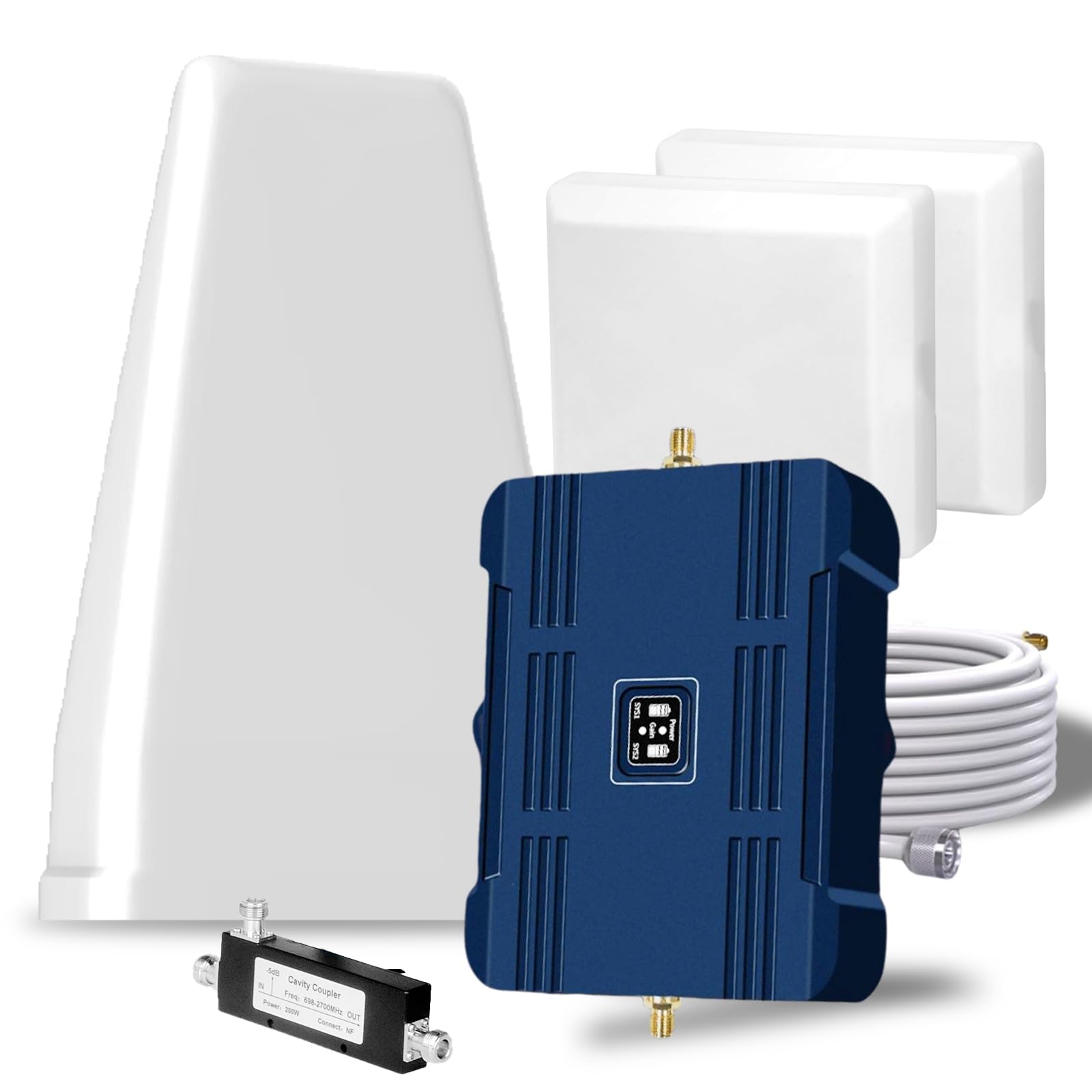Photo 1 of Cell Phone Booster for Home & Multi-Room,Up to 7,000 sq ft,Cell Phone Signal Booster for Band 5/12/13/17,Boost 5G 4G Data for All U.S. Carriers FCC Approved Cell Signal Booster