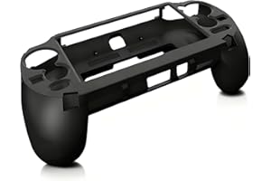 L2 R2 Trigger Hand Grip Shell Controller Protective Case for Sony PS Vita 1000 (Black)