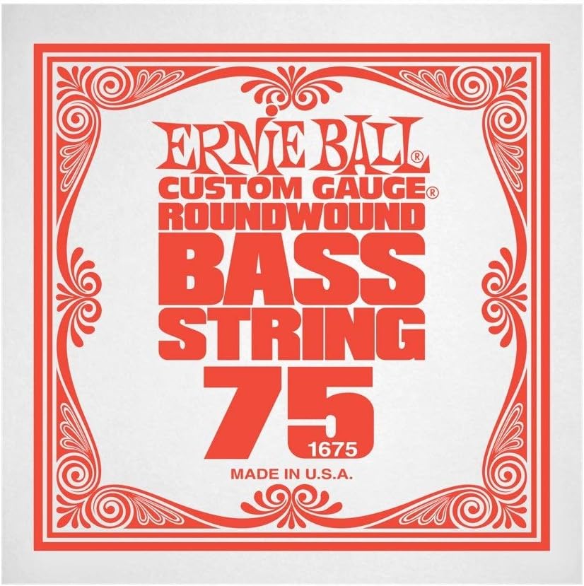 Ernie Ball Nickel Wound Slinky Bass String (1675) - Single String .75