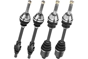 ISEYEC Front and Rear ATV CV Axle Drive shaft Assembly Set for Polaris Sportsman 400 500 600 700/Magnum 330/ATP 330 500 2002 2003 2004 2005- Full Set