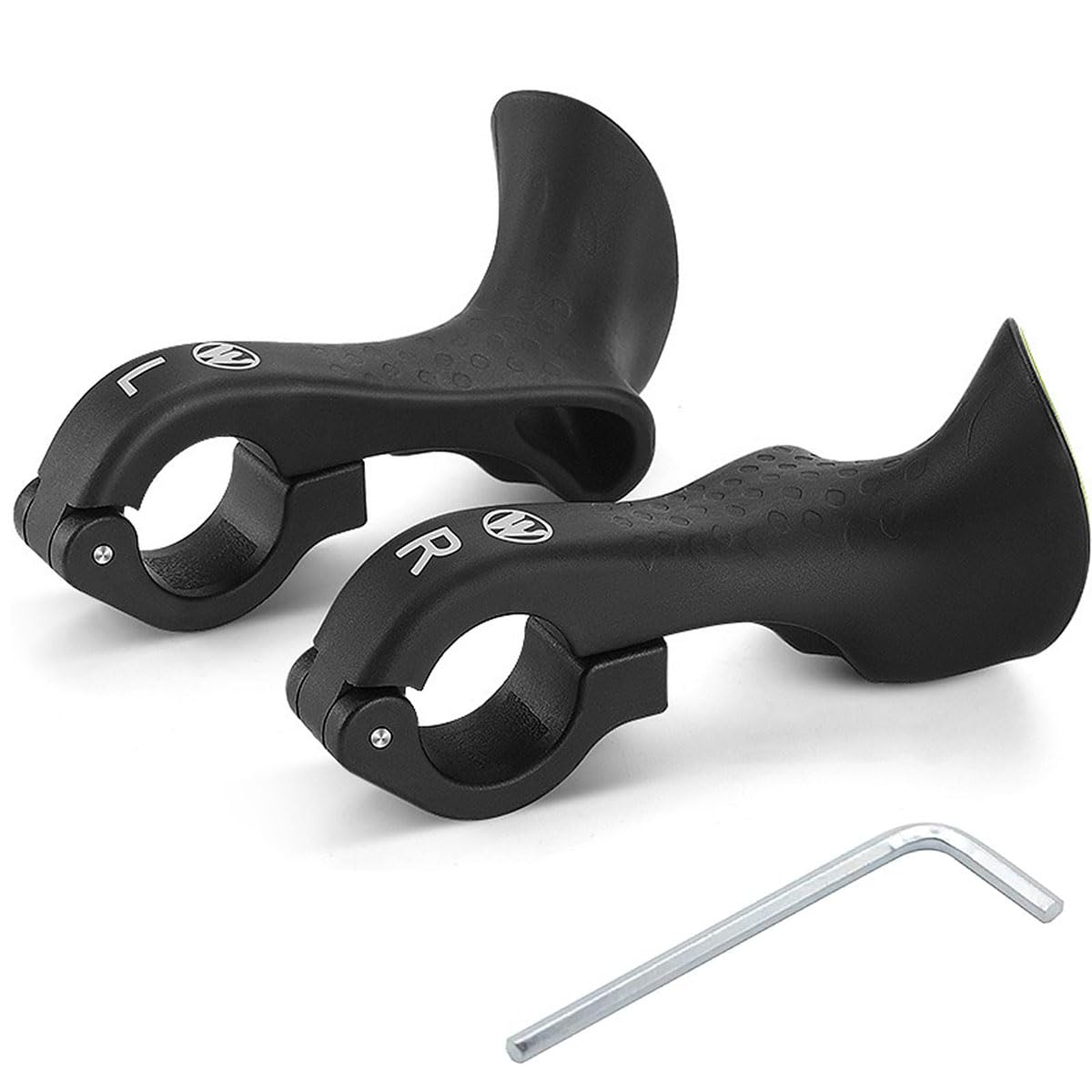 Bike Handlebar Grips, Bicycle Grips Ergonomic Bicycle Handlebar Grips, Mountain Bike Grips, Bike Bar Ends, Cycling Grips, Fit 21.8-22.2mm MTB Road Bike Mountain Bike