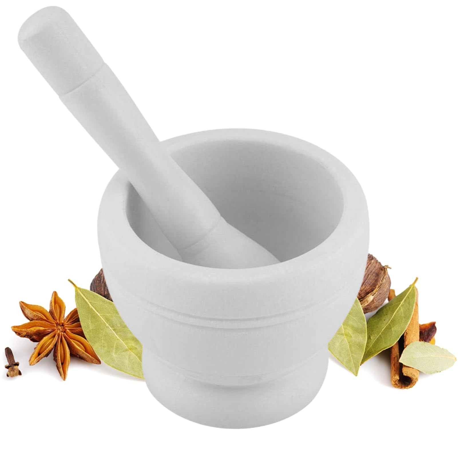 Grinding Set - VIFER Plastic Manual Mortar Pestle Set Garlic Grinder Grinding Bowl Kitchen Tool (#3)