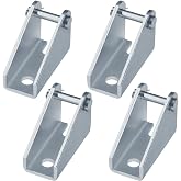heneng 4 Pcs Linear Actuator Mounting Bracket, 1/8" Thick | Steel Electro-Galvanized
