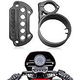 EMIHO Side Mount Instrument Bracket and Speedometer Relocation Cover Compatible with Harley Davidson Sportster XL Models 1993-2020 XL883 XL1200 Iron 883 Forty-Eight 72 48, Black