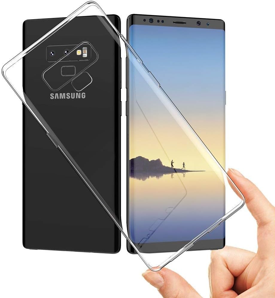 SS TechSamsung Galaxy Note 9 Case, Crystal Clear Soft Gel TPU Bumper Case with Anti-Scratch Clear Back Case For Samsung Galaxy Note 9