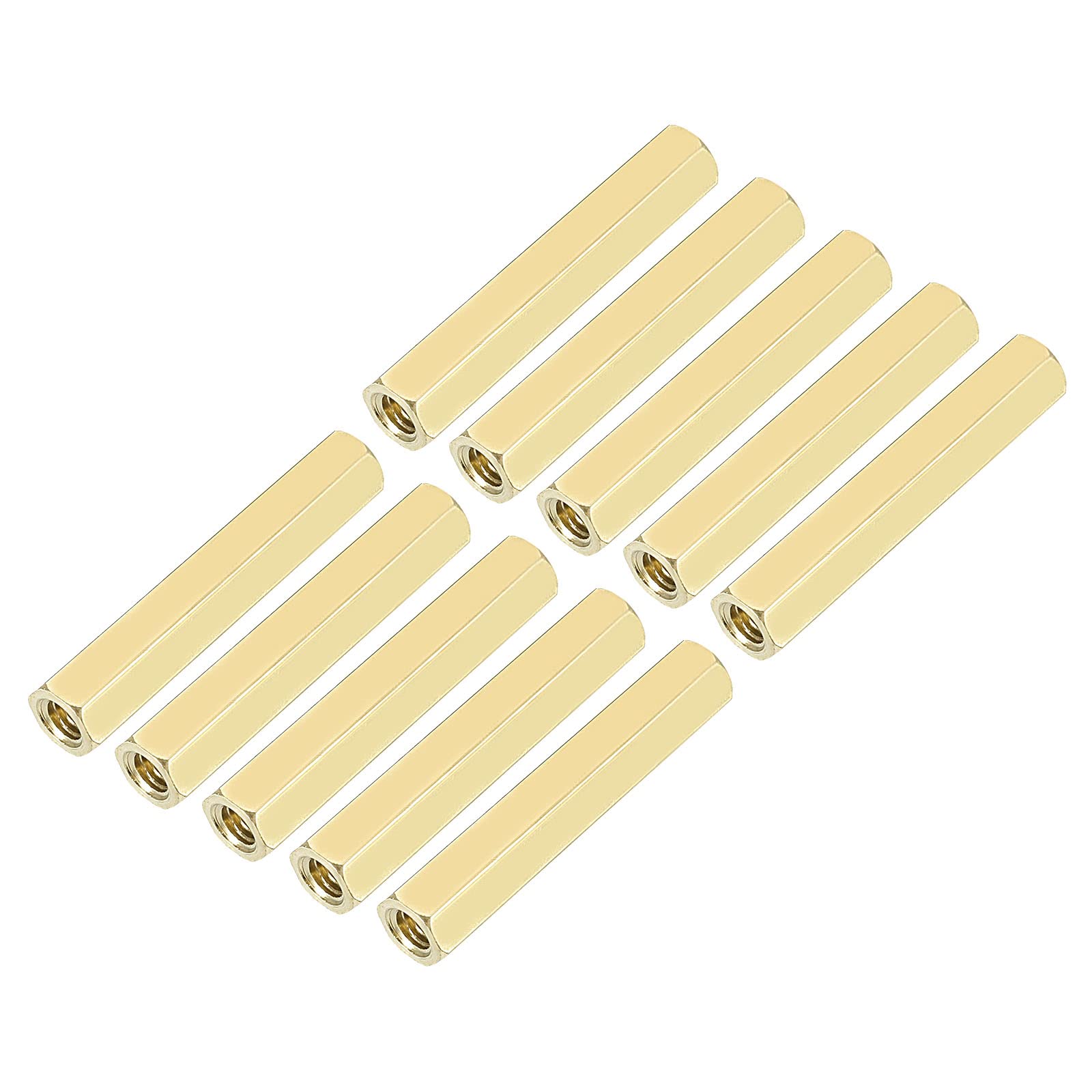YOKIVE 30 Pcs Brass Hex Straight Spacer, Standoff Spacer with Female Thread | Fixing the Motherboard, Great for Electronics Industries (M3 x 5 x 26mm) — image 1
