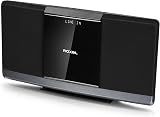 Roxel RCD-320 Micro Hi Fi System with CD DAB FM Bluetooth USB AUX White LED view 8
