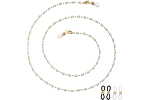 JURYLOO Glasses Chain Beaded Eye Glasses Holders Around Neck Eyeglass Chain Crystal Eyeglass Chains for Women Stylish